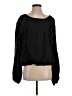 Anthropologie 100% Polyester Black Long Sleeve Blouse Size M - photo 1