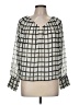 Calvin Klein Silver 3/4 Sleeve Blouse Size M - photo 1