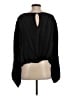 Anthropologie 100% Polyester Black Long Sleeve Blouse Size M - photo 2