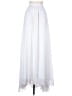 Unbranded Solid White Casual Skirt Size 0 (estimated) - photo 1
