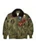 Assorted Brands 100% Nylon Green Jacket Size 8 - photo 1