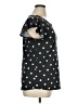 Perfect Peach Polka Dots Black Short Sleeve Top Size XL - photo 4