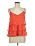 Sienna Sky 100% Polyester Orange Sleeveless Top Size M - photo 1