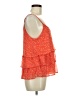 Sienna Sky 100% Polyester Orange Sleeveless Top Size M - photo 4