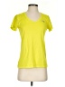 Under Armour 100% Polyester Yellow Active T-Shirt Size XS - photo 1