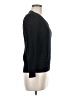 Karen Scott 100% Cotton Black Pullover Sweater Size M - photo 4