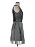 Tadashi 100% Polyester Gray Cocktail Dress Size 8 - photo 4