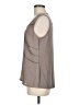 Coldwater Creek 100% Polyester Gray Sleeveless Blouse Size M (petite) - photo 5