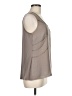 Coldwater Creek 100% Polyester Gray Sleeveless Blouse Size M (petite) - photo 4