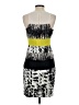 BCBGMAXAZRIA Graphic Black Cocktail Dress Size 4 - photo 2