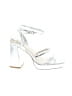 Assorted Brands Silver Sandals Size 8 - photo 1