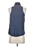 Splendid 100% Rayon Blue Sleeveless Button-Down Shirt Size XS - photo 2