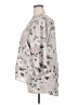 BB Dakota 100% Polyester Floral Pink Ivory 3/4 Sleeve Blouse Size 2X - photo 5