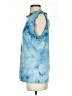 Hayden Tie-dye Blue Sleeveless Blouse Size S - photo 5