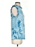 Hayden Tie-dye Blue Sleeveless Blouse Size S - photo 4