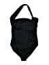 Venus Solid Black One Piece Swimsuit Size 16 - photo 1