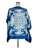 JM Collection 100% Polyester Blue Kimono Size XXL - photo 1
