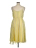 Torrid 100% Polyester Stripes Yellow Casual Dress Size 1X Plus (1) - photo 2