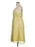 Torrid 100% Polyester Stripes Yellow Casual Dress Size 1X Plus (1) - photo 5