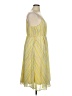 Torrid 100% Polyester Stripes Yellow Casual Dress Size 1X Plus (1) - photo 4