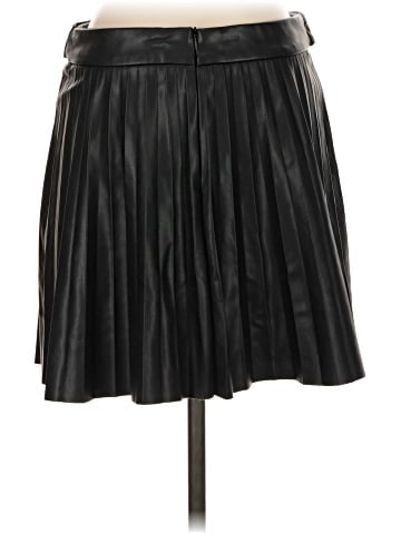 Zara Faux Leather Skirt (view 2)