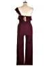 Moa Moa Solid Burgundy Jumpsuit Size XL - photo 2