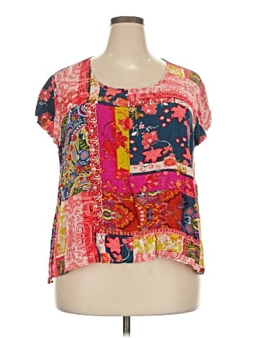 Jones & Co Short Sleeve Blouse (view 1)