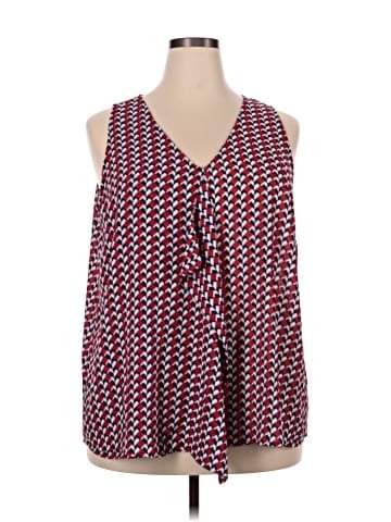 ELOQUII Sleeveless Blouse (view 1)