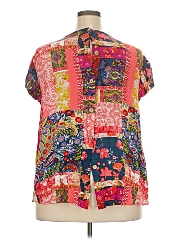Jones & Co Short Sleeve Blouse (view 2)