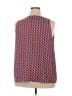 ELOQUII 100% Polyester Red Sleeveless Blouse Size 20 Plus - photo 2