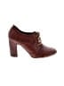 FRYE 100% Leather Brown Heels Size 6 1/2 - photo 1
