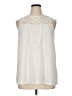 Halogen Ivory Sleeveless Blouse Size XL - photo 1