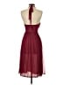 Zara Basic 100% Silk Burgundy Cocktail Dress Size S - photo 2