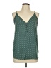 Ann Taylor LOFT 100% Polyester Green Sleeveless Blouse Size Lg Petite - photo 1