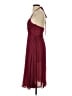 Zara Basic 100% Silk Burgundy Cocktail Dress Size S - photo 5