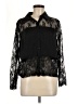 Aqua Black Long Sleeve Blouse Size M - photo 1