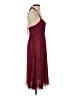 Zara Basic 100% Silk Burgundy Cocktail Dress Size S - photo 4
