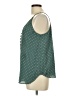 Ann Taylor LOFT 100% Polyester Green Sleeveless Blouse Size Lg Petite - photo 5