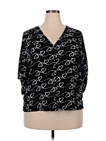 Apt. 9 3/4 Sleeve Blouse (view 1)