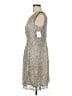 ONE O EIGHT Tweed Silver Cocktail Dress Size 8 - photo 5