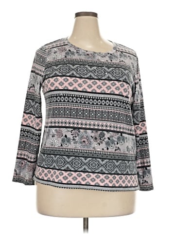 Rafaella Long Sleeve Top (view 1)