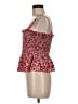 Mango 100% Polyester Red Sleeveless Top Size M - photo 5