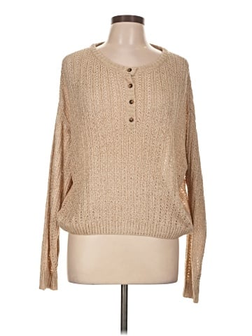 Hem & Thread Pullover Sweater (view 1)