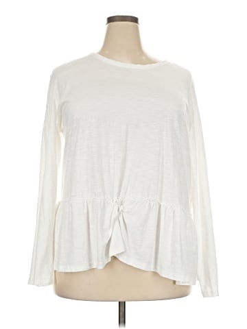 Caslon Long Sleeve Top (view 1)