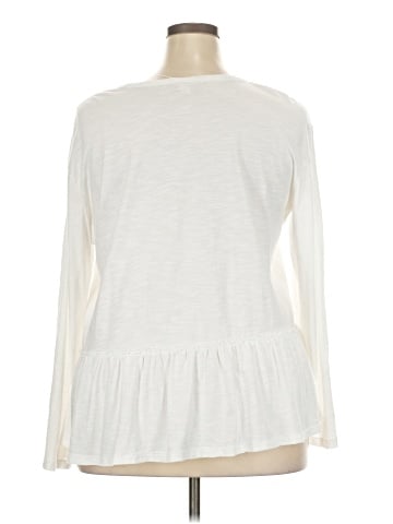 Caslon Long Sleeve Top (view 2)