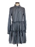 Maje 100% Polyester Stripes Blue Casual Dress Size Sm (1) - photo 1