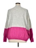 Sam and Jess Color Block Pink Pullover Sweater Size XL - photo 2