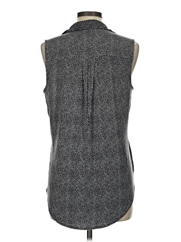 Ann Taylor LOFT Sleeveless Button-Down Shirt (view 2)