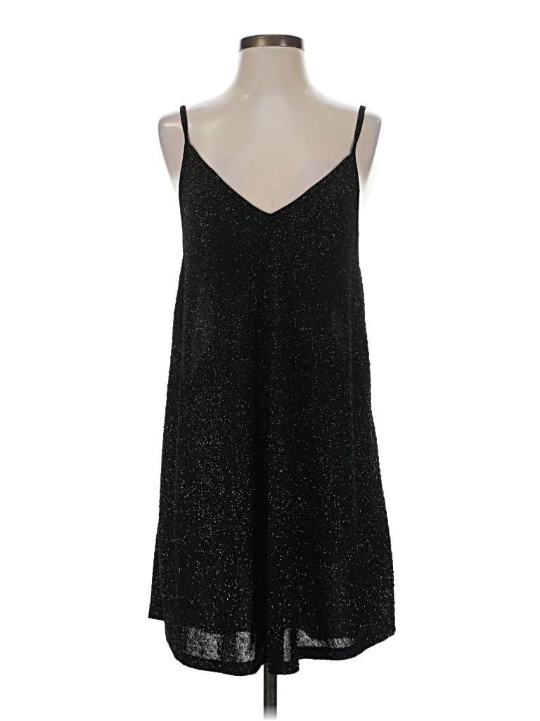 Pre-owned Audrey 3+1 Sleeveless Top Black Halter Neckline Tops