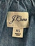 J.Crew 100% Cotton Blue 3/4 Sleeve Blouse Size XS - photo 7